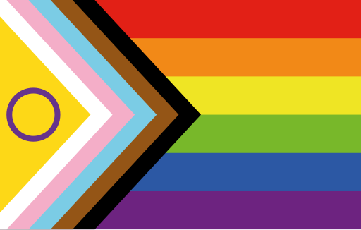 The Intersex-inclusive progress pride flag